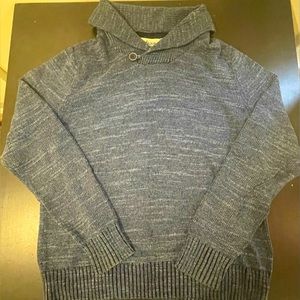 Urban Pipeline 100% Cotton *Excellent Cond.* Knit Shawl Collar Sweater. Size L